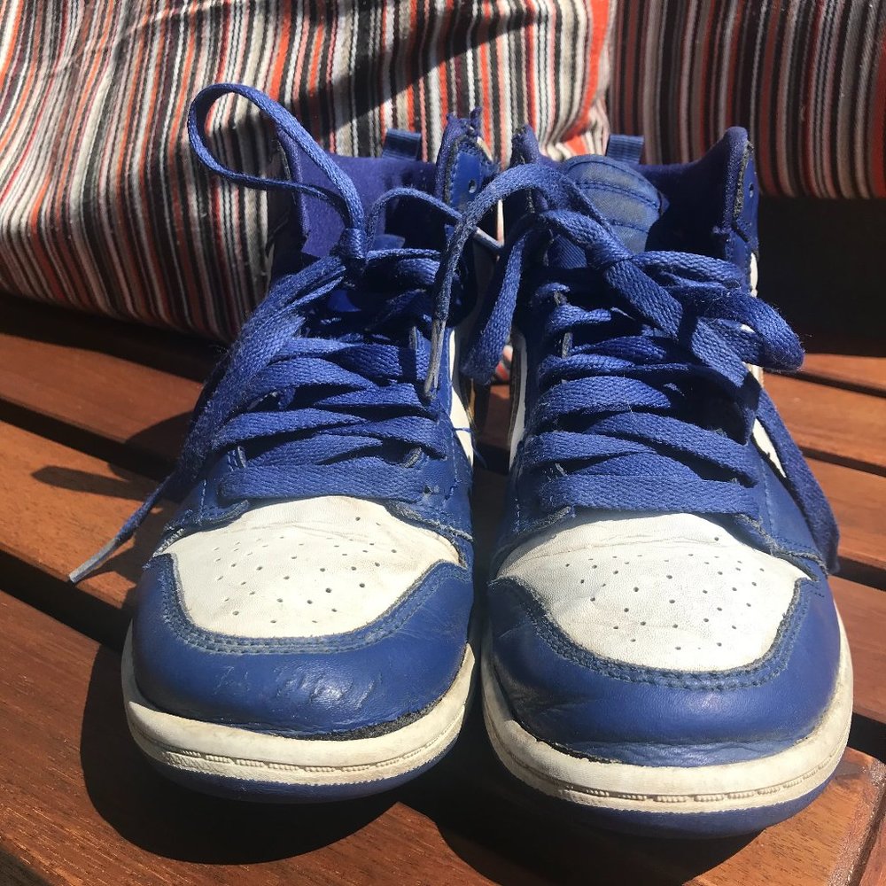 Nike Air Jordan Basketball Boys  3Y Blue / White